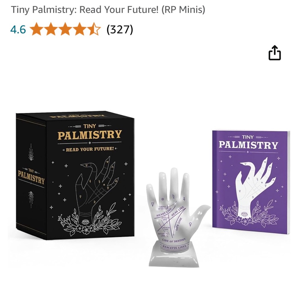 NWT Tiny Palmistry Read Your Future.